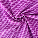 Purple Diamonds Cotton Fabric | Width - 115cm