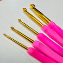 Crochet Hooks With Soft Handle | 14 Sizes | From 2mm To 10mm