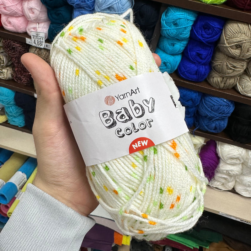 Baby Color Yarn | Acrylic Yarn | 15 Colours