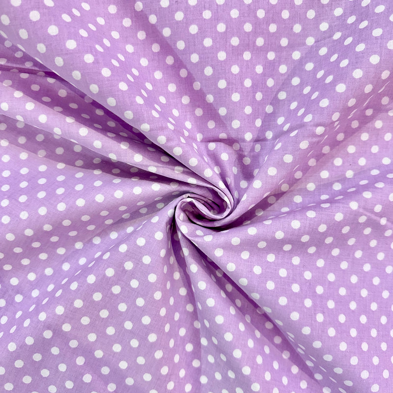 Polka Dot 100% Cotton Fabrics | Width - 115cm