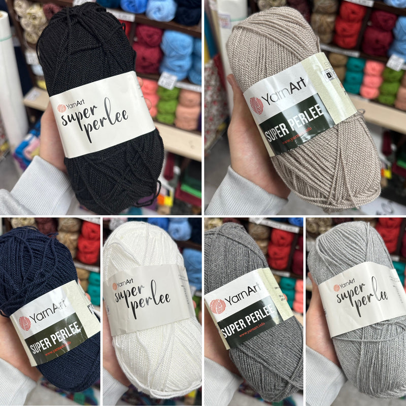 Super Perlee Yarn | Acrylic Yarn | 6 Colours