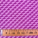 Purple Diamonds Cotton Fabric | Width - 115cm