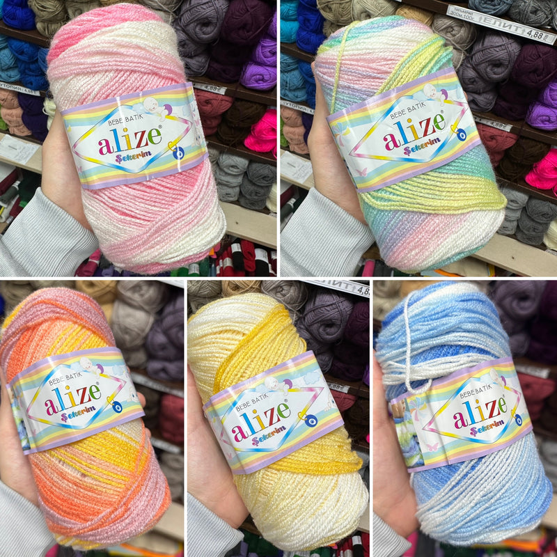 Bebe Batik Yarn | Multi Colour Yarn | 5 Colours