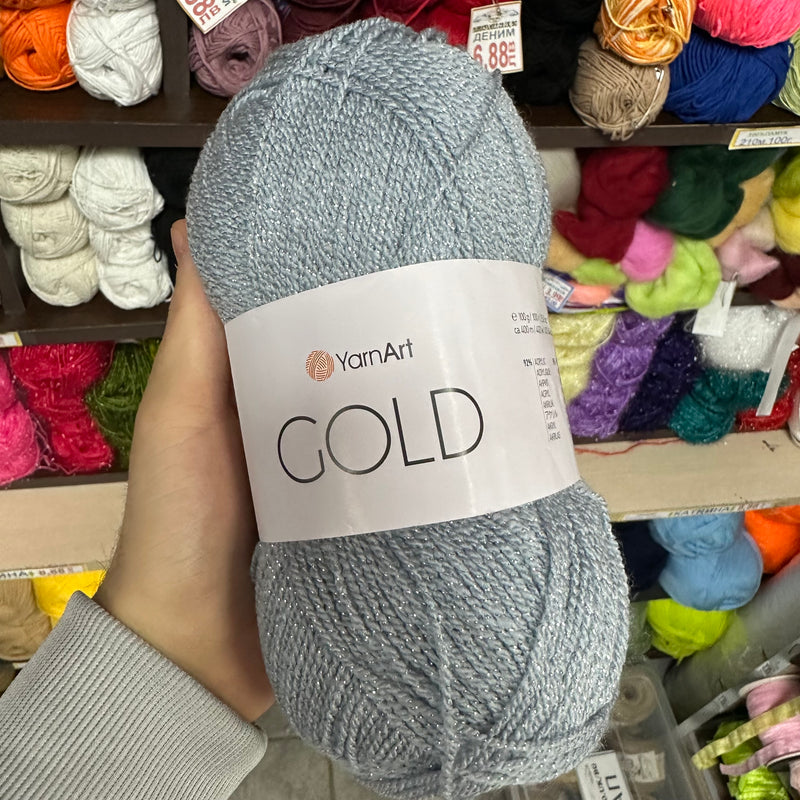 Gold Yarn | Lame Yarn | 6 Colours