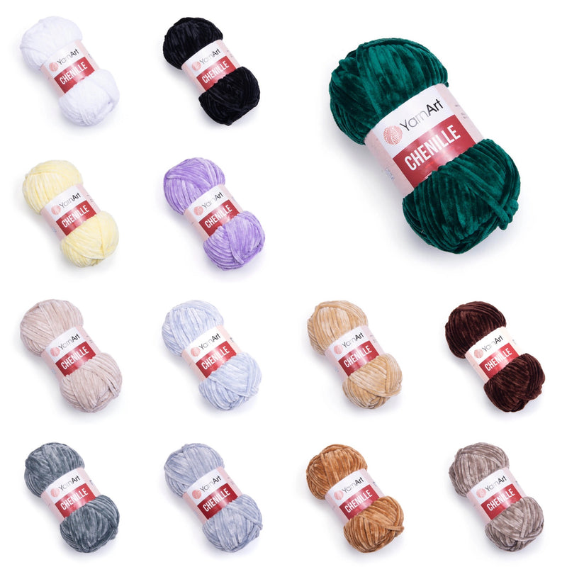 Chenille Yarn | 13 Colours