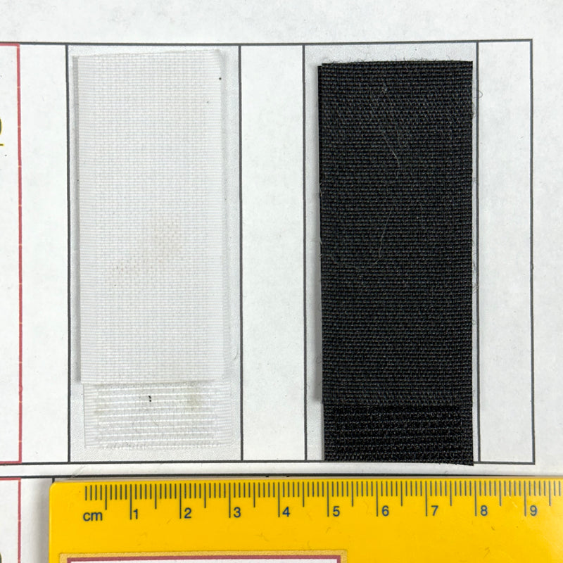 3cm Velcro Sew-On | Black & White