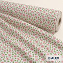 Blush Mini Rose Cotton Jersey Fabric