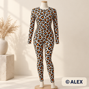 Neon Orange Leopard Cotton Jersey Fabric – sewing inspiration