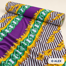 Royal Chain & Feather Cotton Jersey Fabric
