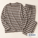 Mocha Multi Stripe Cotton Jersey Fabric – sewing inspiration