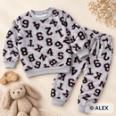 Varsity Letters & Numbers Cotton Jersey Fabric – sewing inspiration