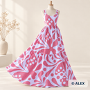 Red Abstract Bloom Cotton Jersey Fabric – sewing inspiration