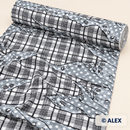 Grey Patchwork Cotton Jersey Fabric