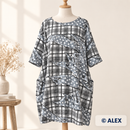 Grey Patchwork Cotton Jersey Fabric – sewing inspiration