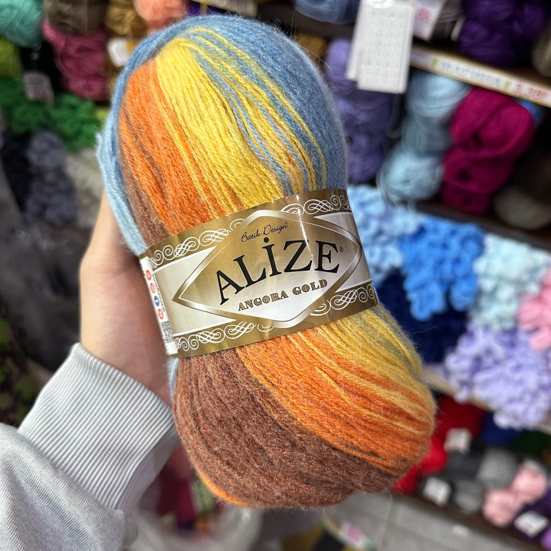 Angora Gold Yarn | Wool & Acrylic | 3 Colours