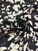 Butterflies Chiffon Fabric | Width - 150cm