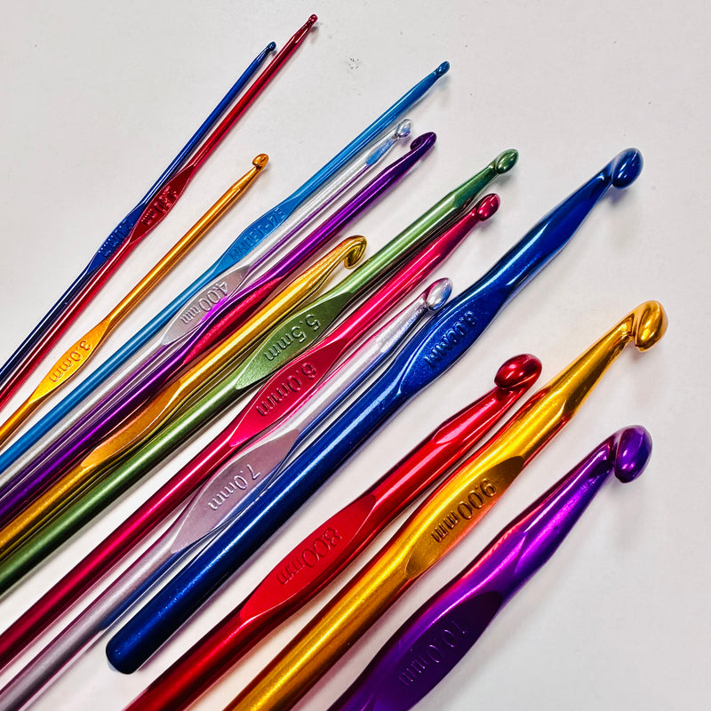 Crochet Hooks | 13 Sizes | From 2mm To 10mm