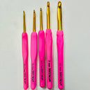 Crochet Hooks With Soft Handle | 14 Sizes | From 2mm To 10mm