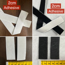 2cm Adhesive Velcro Tape | Black & White