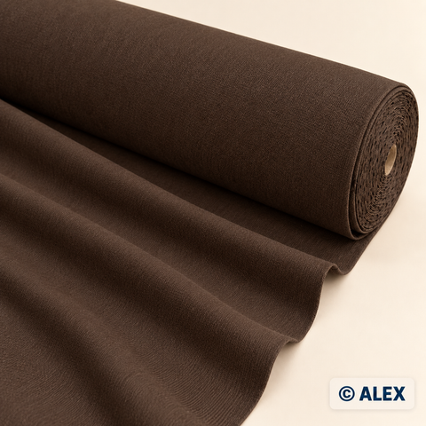 Dark Brown Heavyweight Cotton Fabric — hero