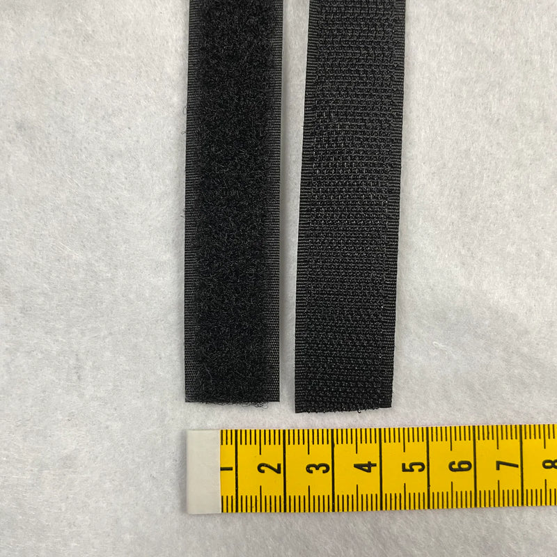 2cm Velcro Sew-On | Black & White