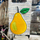 Peach Embroidery Patch | Iron-On Emblem