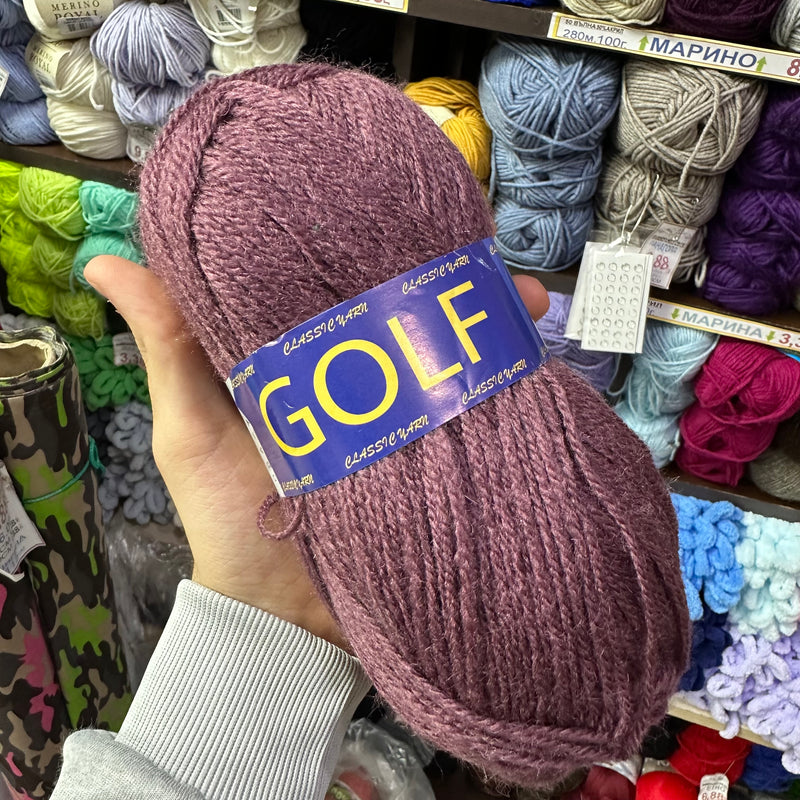 Golf Yarn | Acrylic & Wool Yarn | 10 Colours