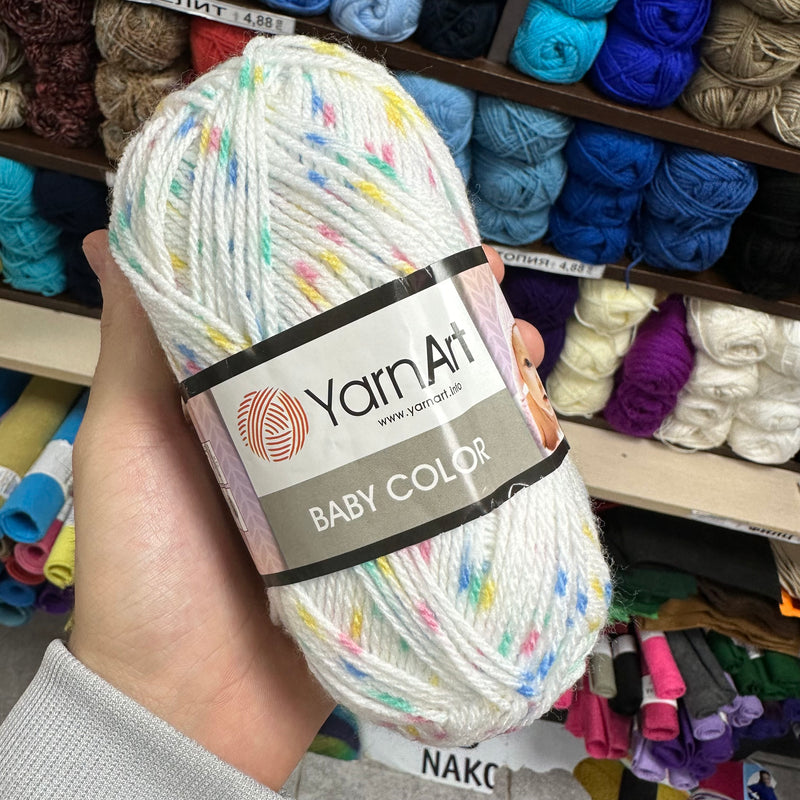 Baby Color Yarn | Acrylic Yarn | 15 Colours