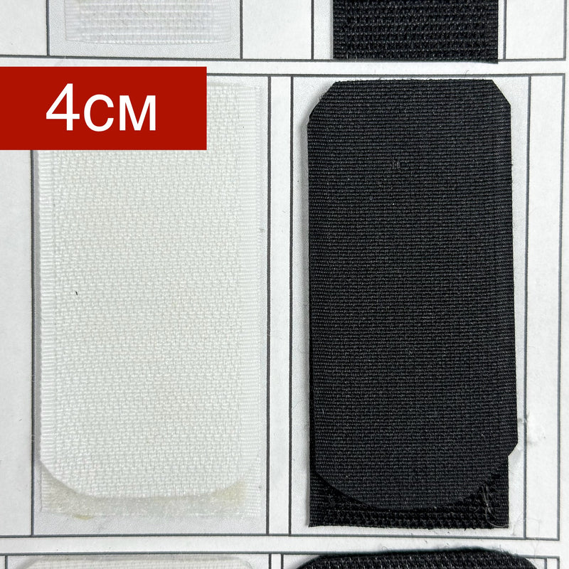 4cm Velcro Sew-On | Black & White