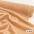 Beige Velvet Upholstery Fabric – fabric detail