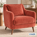 Terracotta Velvet Upholstery Fabric – product use inspiration