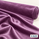 Purple Velvet Upholstery Fabric – fabric detail