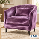 Purple Velvet Upholstery Fabric – product use inspiration