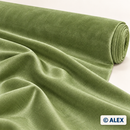 Green Velvet Upholstery Fabric – fabric detail