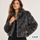 Dark Grey Faux Fur Fabric – sewing inspiration