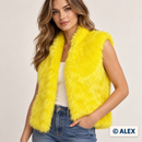 Yellow Faux Fur Fabric – sewing inspiration