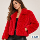 Red Faux Fur Fabric – product use inspiration
