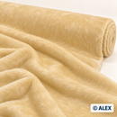 Cream Faux Fur Fabric – fabric detail