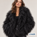 Black Long Pile Faux Fur Fabric – product use inspiration
