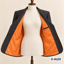Orange polyester lining fabric sewing inspiration