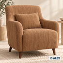 Camel Cotton Upholstery Fabric — use