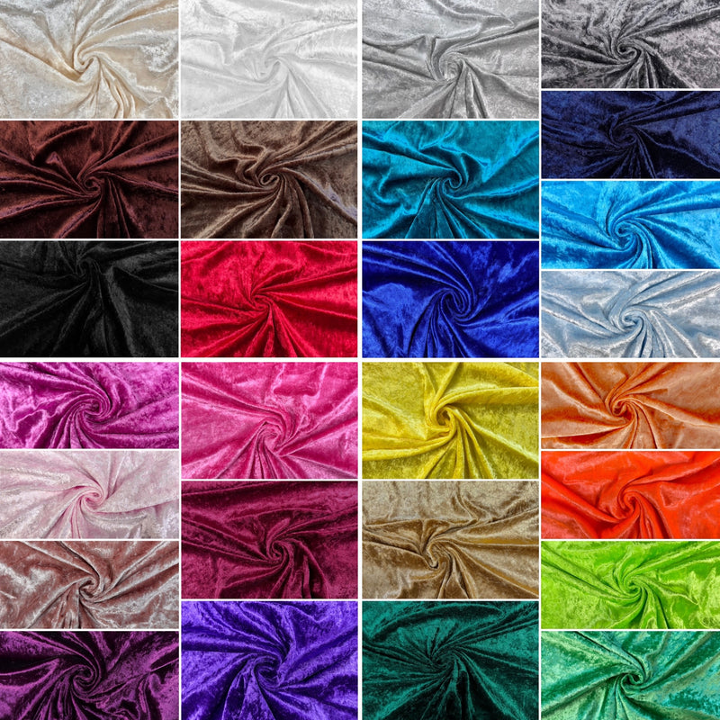 Crushed Velvet Fabric | Width - 150cm