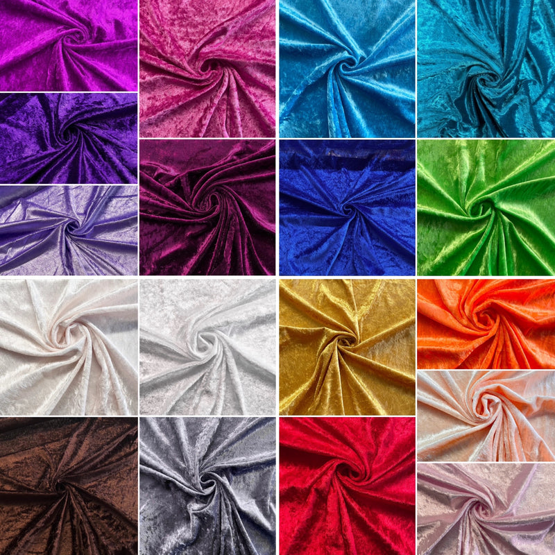 Crushed Velvet Fabric | Width - 150cm