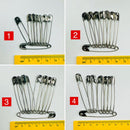 Safety Pins | 4 Sizes | 8pcs