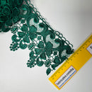 Dark Green Brussels Lace Trim – 100mm