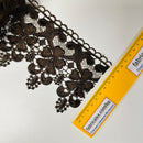Brown Brussels Lace Trim – 100mm