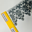 Grey Brussels Lace Trim – 100mm