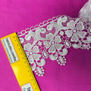 White Brussels Lace Trim – 100mm