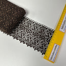 Dark Brown Brussels Lace Trim – 100mm