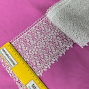 White Brussels Lace Trim – 100mm